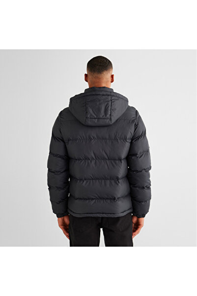 Gant Erkek Siyah Kapüşonlu Mont