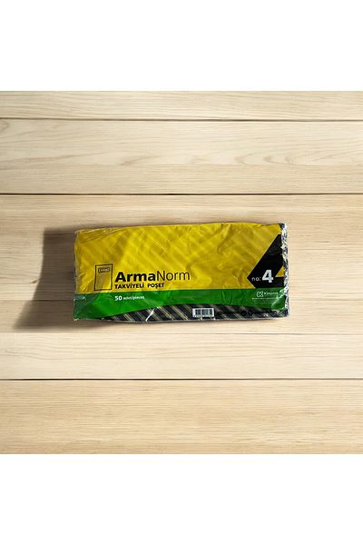 Bora Temizlik Ve Ambalaj Ürünleri 50 Pieces Black Reinforced Bag (No:4) 40X50