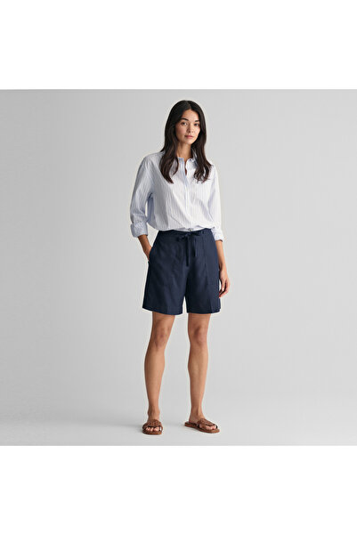 Gant Kadın Lacivert Relaxed Fit Şort