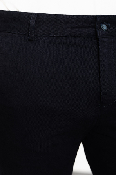 Mcr Plain Slim Fit Canvas Men's Trousers Navy Blue - 38210.23K