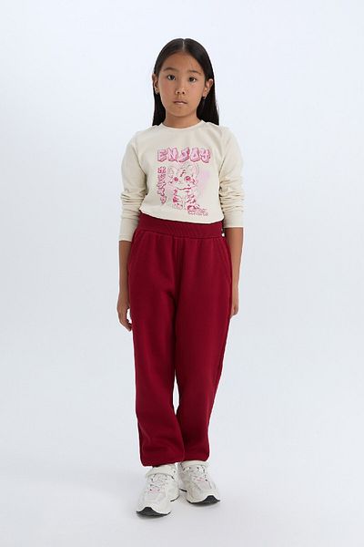 DeFacto Jogginghose für Mädchen mit Taschen und elastischem Bund D7008A824WN
