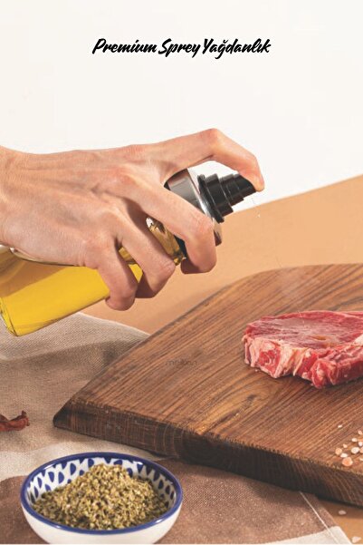 Melkan Home Sprey Yağdanlık & Yağ Sirke Püskürtücü, Yeni Nesil Yağdanlık, Pre...