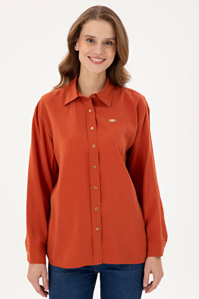 U.S. Polo Assn. Women's Tile Long Sleeve Shirt 50289849 -Vr031