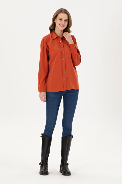 U.S. Polo Assn. Women's Tile Long Sleeve Shirt 50289849 -Vr031