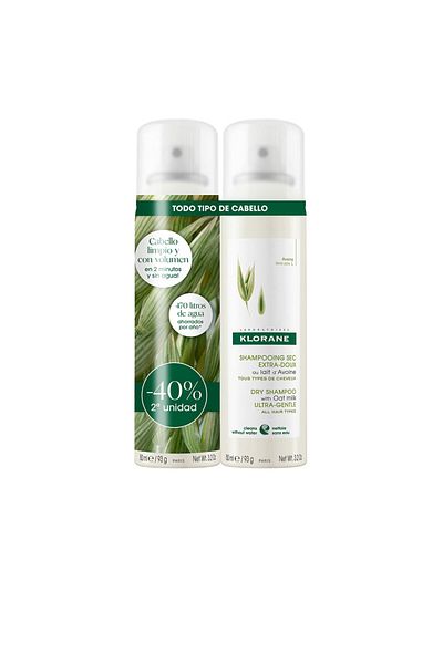 Klorane Hafermilch Ekstra Weiches Trockenşampuan Lotu 2 X 150 ml