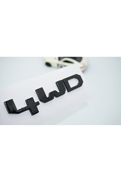 Generic Brand حقيبة سفر Ranger Wildtrak 4WD بشعار حروف ABS باللون الأسود متوا...
