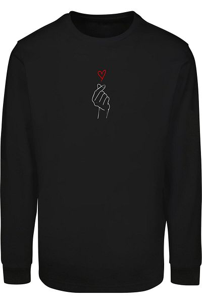 Merchcode K Heart Longsleeve With Cuffrib