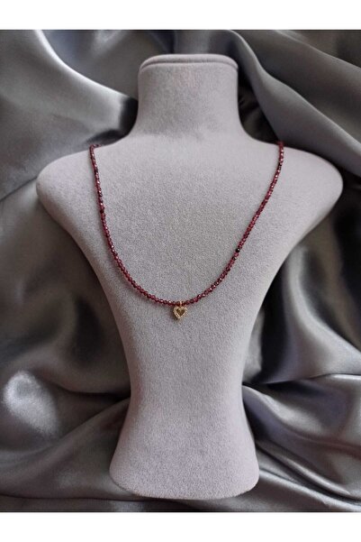 Doğaltaş Lal Taşı (GARNET)kolye