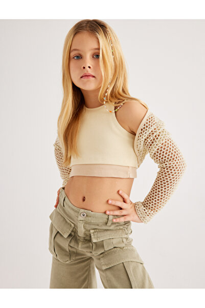 Koton Crop Bluse Langarm