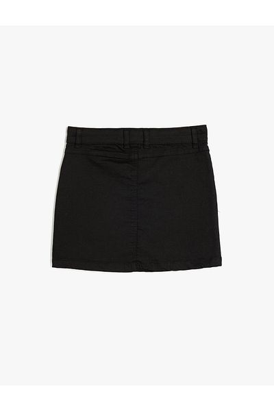 Koton Fusta de bază din amestec de bumbac - talie elastică, slim fit