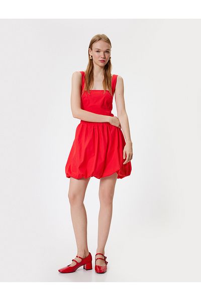 Koton Tuba Unusal Mini Balloon Dress