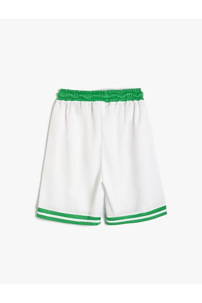 Koton Αθλητικό σορτς Color Blocked Oversize - Τσέπες και δέσιμο στη μέση