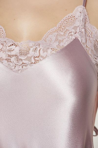 Pierre Cardin Cămașă de noapte pentru femei din dantela din satin - 870 Rose