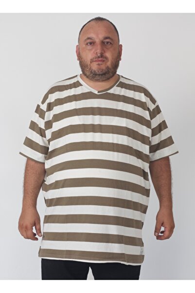 rood Unisex Large Size V-Neck T-Shirt