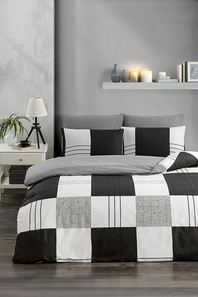 TABEA HOME Серия „Меки мечти“ - Комплект завивки Dama Double Cotton с чаршаф