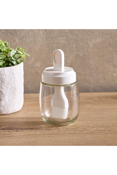 Essential Glass Jar with Silicone Brush - 290 ml