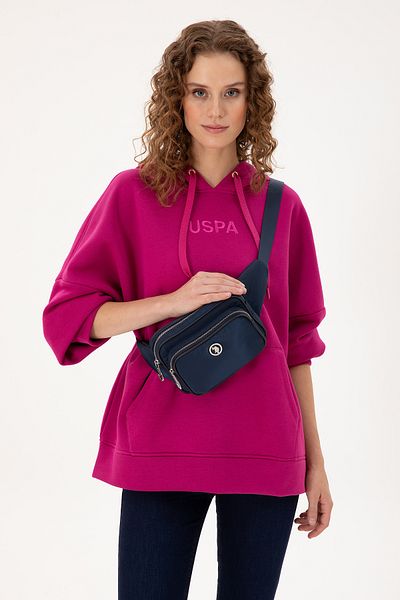 U.S. Polo Assn. Women's Navy Blue Quilted Waist Bag 50300298 -Vr033