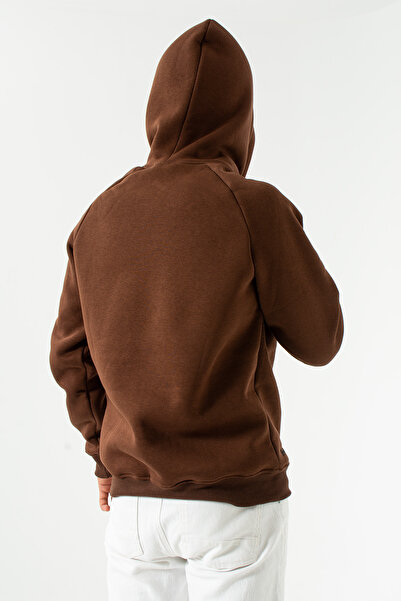 grand coco С принт с букви - с качулка и кенгуру джоб, удобна дългоръкавна материя