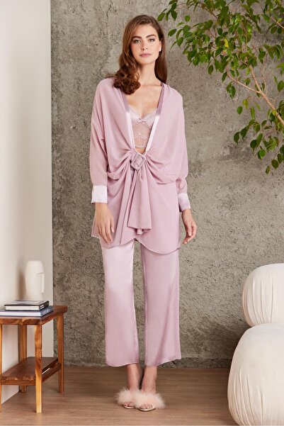 Pierre Cardin Set zestre de mireasă din satin cu patru - 7025
