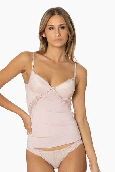 Pierre Cardin Combed Cotton Undershirt Panties Women's Underwear Set - 356