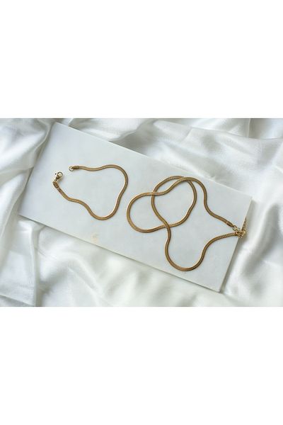 SO&SO Stainless Italian Chain Steel Necklace