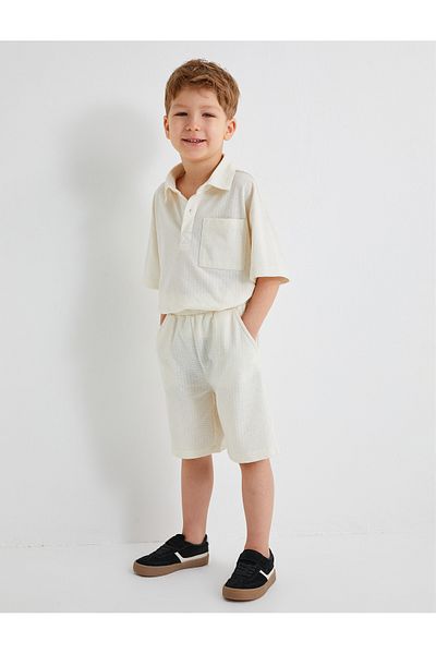 Koton Basic-Shorts aus Baumwollmischung – Taillenbund