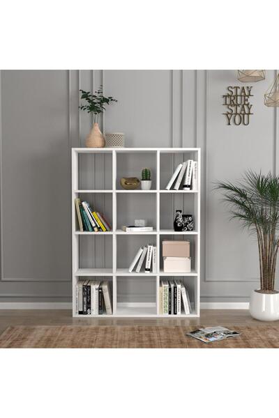 Dekorister Ultimate Kitaplık Beyaz