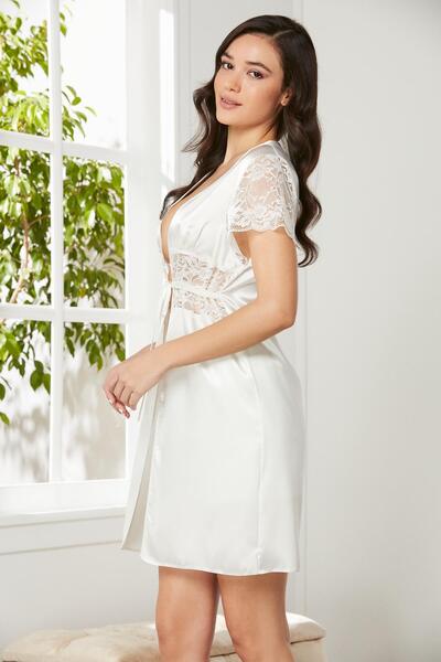 Pierre Cardin Satin Dressing Gown - 1020