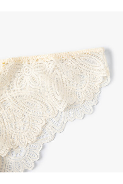 Koton Brasilianisches Spitzenhöschen mit normaler Passform