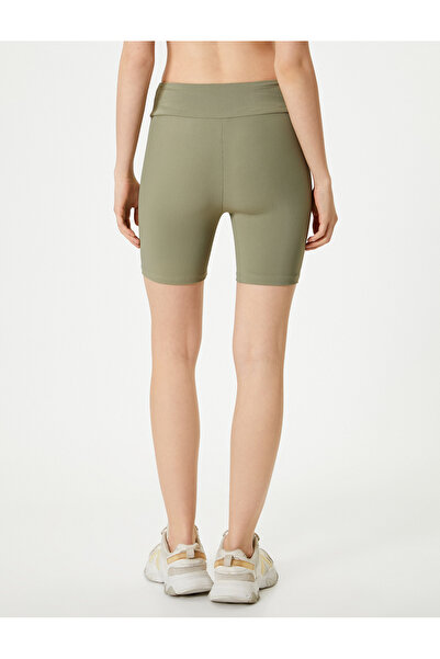 Koton High Waist Slim Fit Sports Biker Leggings