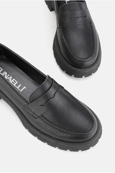 TUNAELLİ ДАМСКИ ЧЕРНИ ОБУВКИ ОТ ЕСТЕСТВЕНА КОЖА, РАЗМЕР 36-41