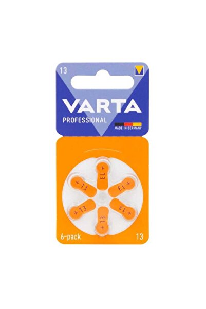 Varta 13 Numara Kulaklık İşitme Cihazı Pili (6'lı Paket)