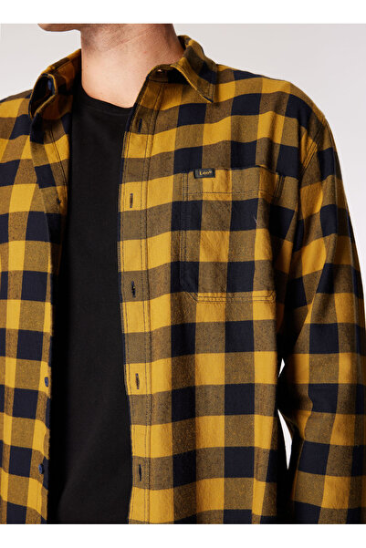 Lee Relaxed Sarı Erkek Gömlek L242518200 Sarı Gömlek