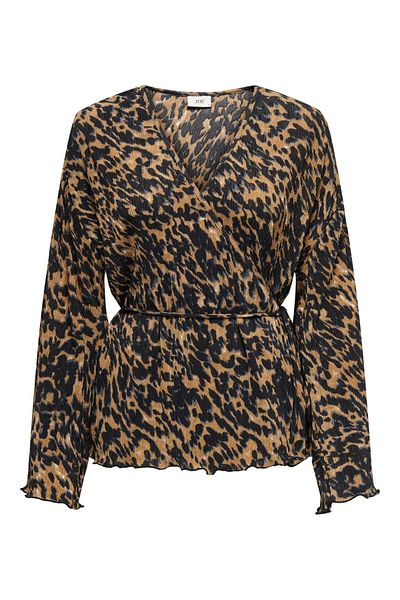 JDY Jdysienna L/S Wrap Cardigan Jrs 15332399   Sudan Brown