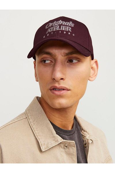 Jack & Jones Jactrue Baseball Cap - Noos Ln 12263304 , Vineyard Wine Color