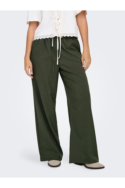 JDY Hose Mit Weitem Beinschnitt Nina Hohe Taille Weiter Beinschnitt Hose Mit Weitem Beinschnitt