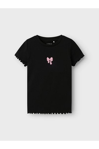 name ıt Nmflieve Ss Slim Top - Black 13239597