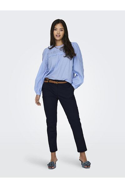 JDY Chino Hose Chicago Mittlere Taille Weiter Beinschnitt Chino Hose