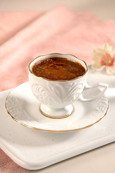 Nehir Nazenin 12 Piece Porcelain Coffee Cup Set