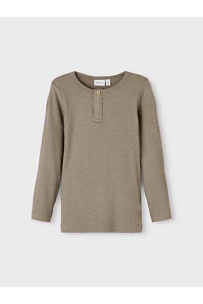 name ıt Nmmkabille Ls Slim Top 13187705   - Weathered Teak Colored