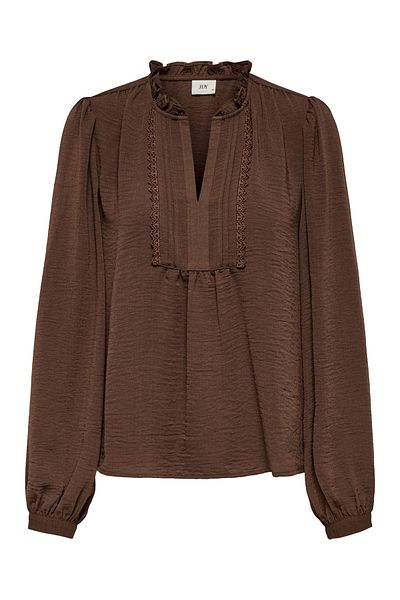 JDY Jdyrachel L/S Pintuck Top Wvn 15323274   Cloud Dancer