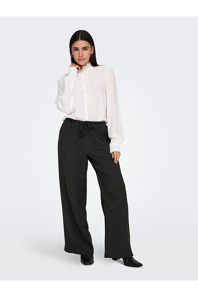 JDY Hose Mit Weitem Beinschnitt Nina Hohe Taille Weiter Beinschnitt Hose Mit Weitem Beinschnitt