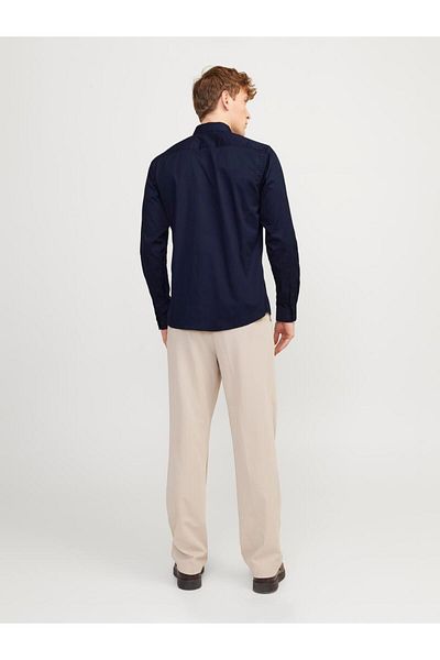 Jack & Jones Shirt CARDIFF Slimfit long-sleeved cotton shirt