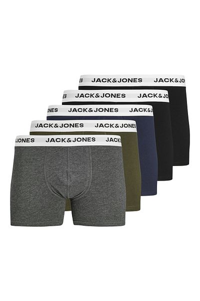 Jack & Jones Ανδρικό μπόξερ Jack Jones σε απαλό χρώμα 5 συσκευασιών 12214455