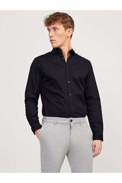 Jack & Jones Hemd CARDIFF Slimfit Langarmhemd ή το Baumwolle