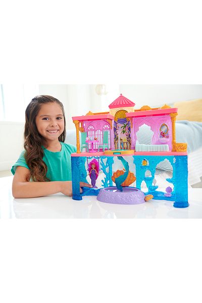 DİSNEY PRİNCESS Disney Princess Small Doll Ariel Deluxe Castle HLW95