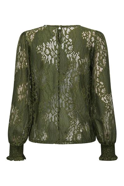 JDY Jdydaniella - Jrs 15330382   Winter Moss Lace Top