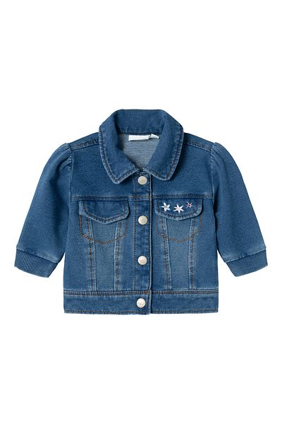 name ıt Nbfhanna Swe Dnm Cardigan - L 13230671   Medium Blue Denim