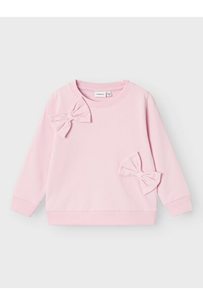 name ıt Nmfrubow Nreg Sweat Bru 13237615 - Corsage Sweatshirt