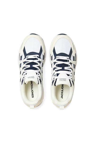 Jack & Jones Jfwrome Mesh Sneaker Styd Ln 12269291   Bright White
